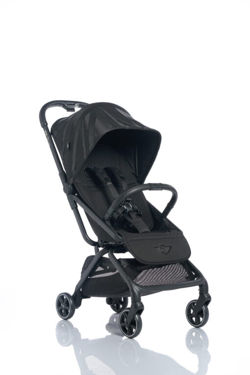 Easywalker Mini S Auto Fold Stroller x Mmehuillet - Picadilly Black