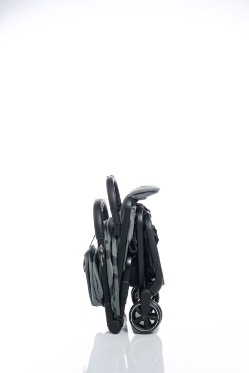 Easywalker Mini S Auto Fold Stroller x Mmehuillet - Sutton Grey - Gambar 7