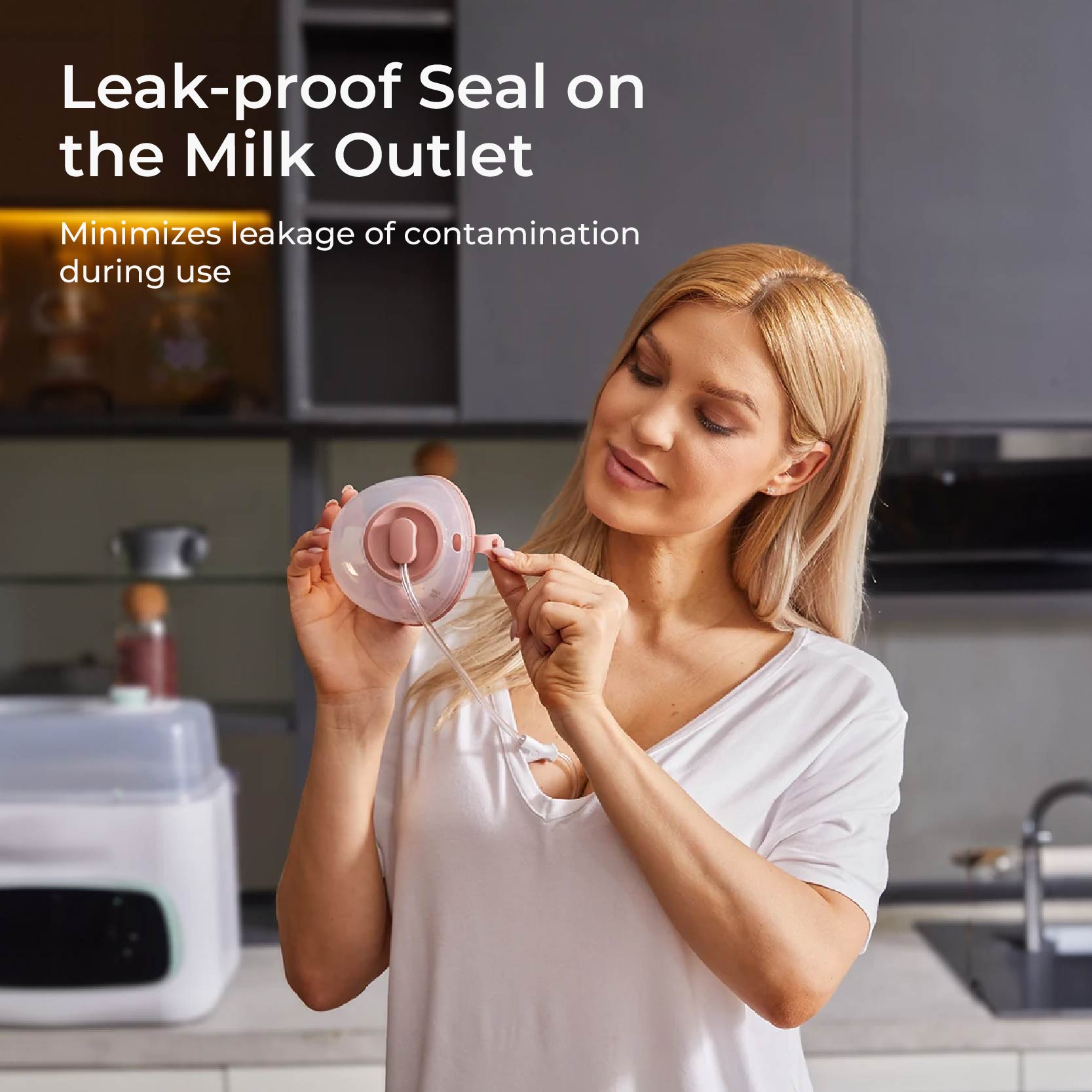 Momcozy V1 Pro Hospital Grade Wearable Breast Pump - Gambar 5