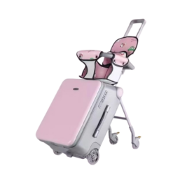 GLT Suitcase Travel Luggage - Soft Pink